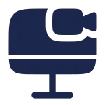 Monitor Camera SVG Icon